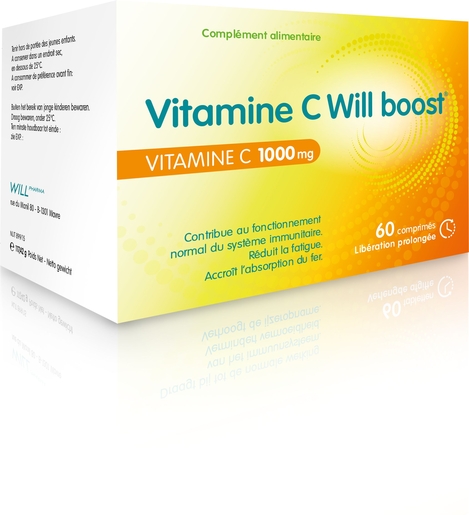Vitamine C Will Boost 60 Capsules | Fatigue - Convalescence
