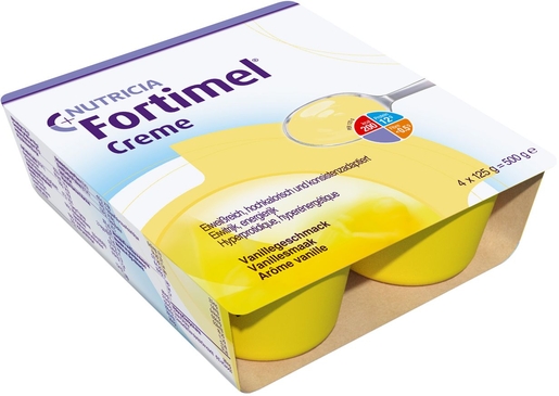 Fortimel Crème Vanille 4x125g | Nutrition orale
