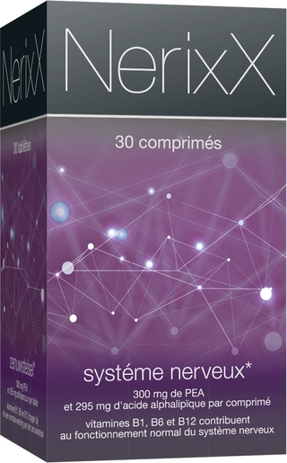NerixX 30 Comprimés | Mémoire - Concentration