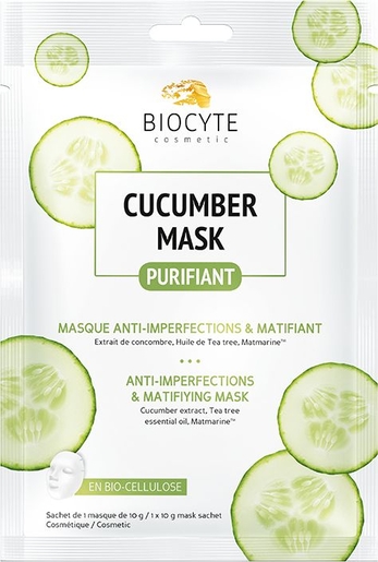 Biocyte Masque Purifiant Concombre 10g | Acné - Imperfections