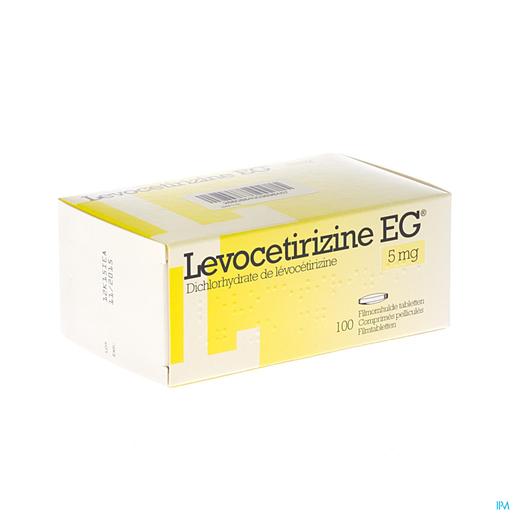 Levocetirizine EG 5mg 100 Comprimés | Peau