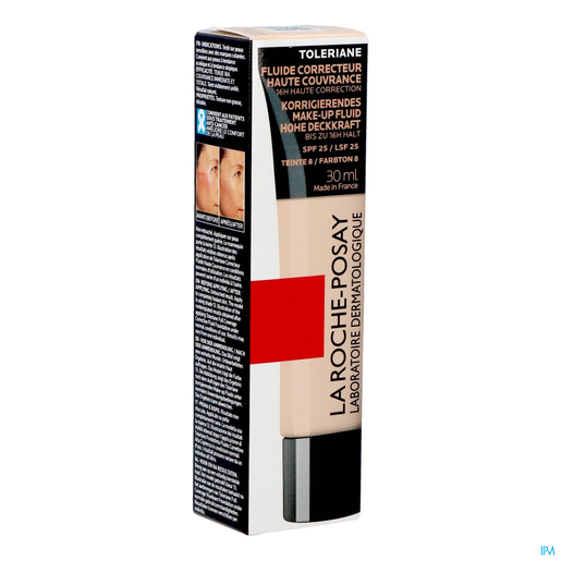 La Roche Posay Toleriane Fluide Correcteur Haute Couvrance N8 30ml | Teint - Maquillage