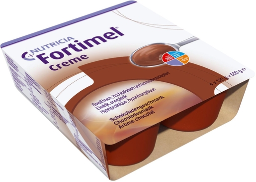 Fortimel Crème Chocolat 4x125g | Nutrition orale