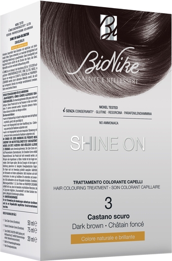 BioNike Shine On Soin Colorant Cheveux 3 Chatain Fonce | Coloration