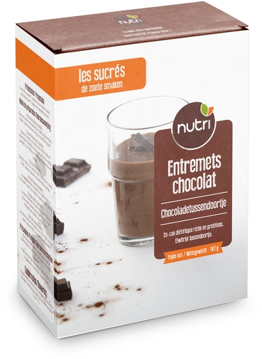 Nutripharm Entremets Chocolat 7 Sachets | Régimes protéinés