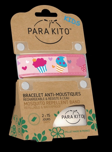 Para&#039;Kito Bracelet Kids Cupcakes | Anti-moustiques - Insectes - Répulsifs 