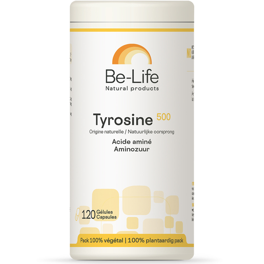 Be Life Tyrosine 500 120 Gélules | Stress - Relaxation