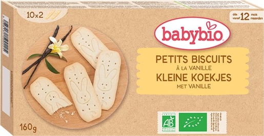 Babybio Petits Biscuits Vanille +12Mois 160g | Alimentation