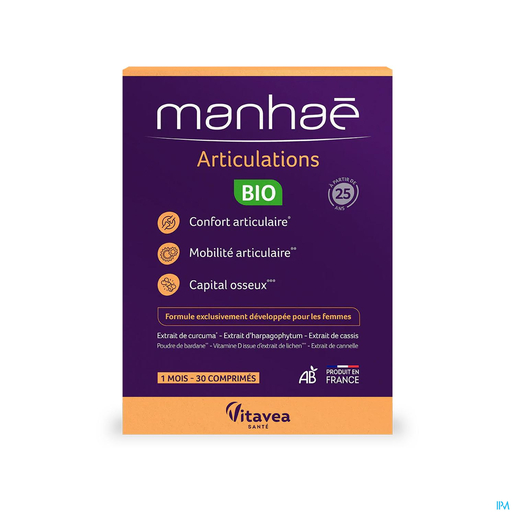 Vitavea Manhae Articulations Bio 30 Comprimés | Articulations