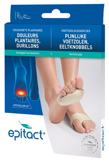 Epitact 1 Paire Coussinets Plantaires Taille Small | Podologie