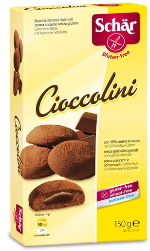 Schar Biscuits Cioccolini 125g 6468 | Sans gluten