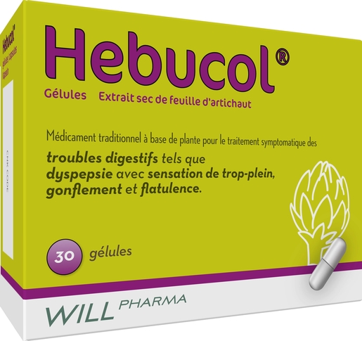 Hebucol 30 Gélules | Ballonnements