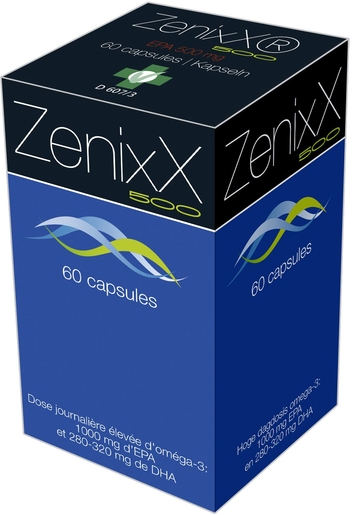 ZenixX 500 60 Capsules | Huiles de poisson