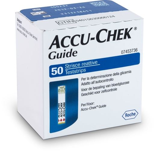 Accu-Chek Guide 50 Bandelettes Réactives | Diabète - Glycémie