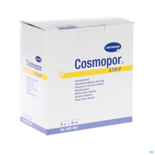 Cosmopor Strip Pflaster 6cmx5m 1 9009642 | Pansements - Sparadraps - Bandes