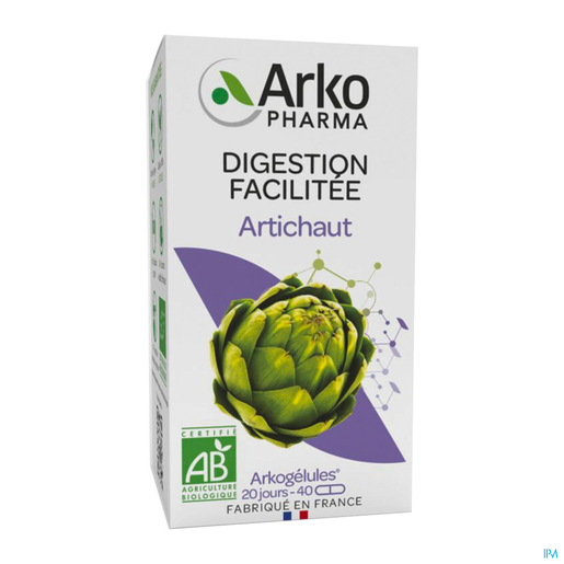 Arkogélules Artichaut Bio 40 Gélules | Produits Bio