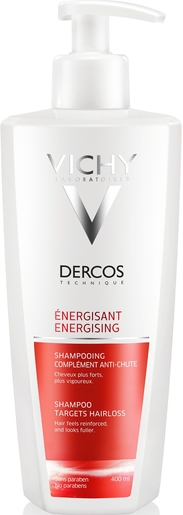 Vichy Dercos Shampooing Energisant 400ml | Chute des cheveux