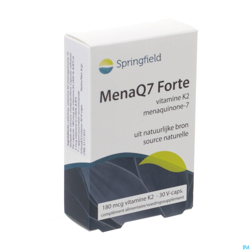 Menaq7 Vit K2 Forte Springfield Pot Caps 30 | Vitamines K