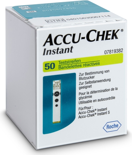 Accu-Chek Instant 50 Bandelettes Réactives | Diabète - Glycémie