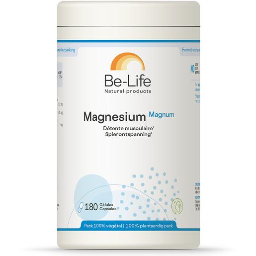 Be Life Magnesium Magnum 180 Gélules | Stress - Relaxation