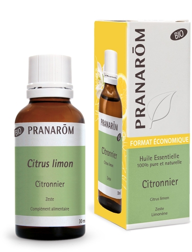 Pranarôm Citronnier Huile Essentielle Bio 30ml | Huiles essentielles