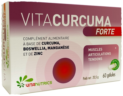 Vitacurcuma Forte 60 Capsules | Articulations - Arthrose