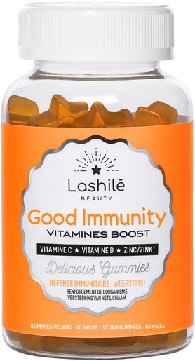 Lashilé Good Immunity Vitamines Boost 60 Gummies | Défenses naturelles - Immunité