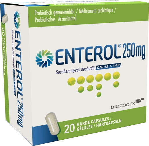 Enterol 250mg 20 Gélules (pot) | Diarrhée - Turista
