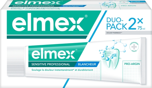 Elmex Sensitive Professional Gentle Whitening.2x75ml (prix spécial duopack) | Sensibilité dentaire