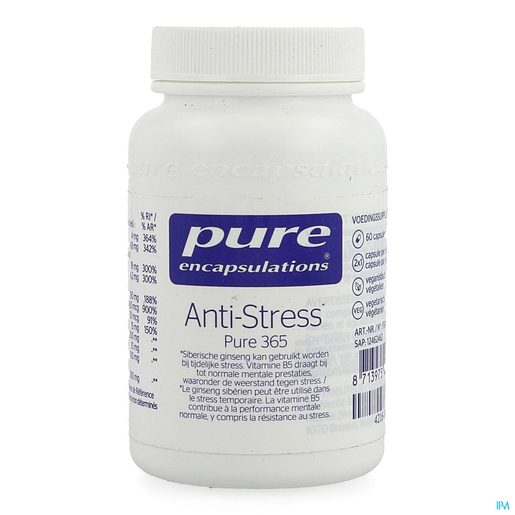 Anti-Stress Pure 365 60 Capsules | Stress - Relaxation