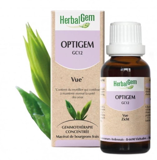 Herbalgem Optigem Bio Gouttes 30ml | Vision