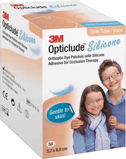 Opticlude 3M Silicone 50 Eye Patch Skin Tone Maxi | Pansements - Sparadraps - Bandes