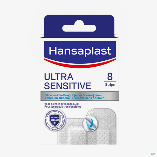 Hansaplast Ultra Sensitive 8 Pansements | Pansements - Sparadraps - Bandes