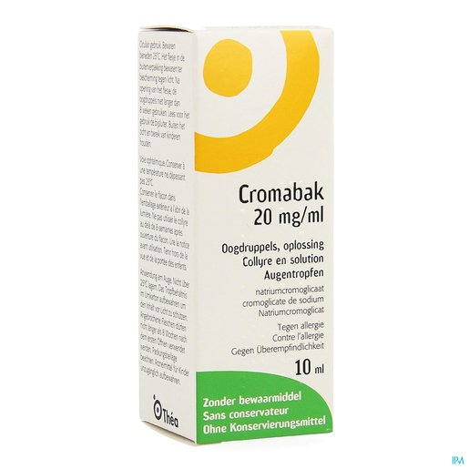 Cromabak Collyre 2% 10ml | Allergies