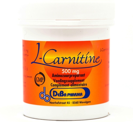 L-carnitinecaps 60x500mg Nf Deba | Compléments alimentaires