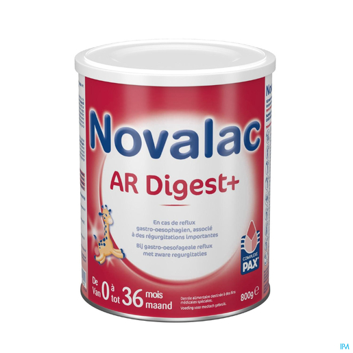 Novalac AR DIGEST+ 0 à 36 Mois 800g | Lait spécifique
