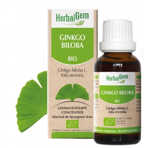 Herbalgem Ginkgo Biloba Bio 30ml | Macérats-mère unitaires