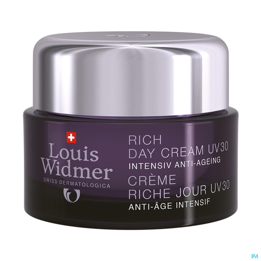Louis Widmer Crème Riche Jour Parfum UV30 50ml | Antirides - Anti-âge