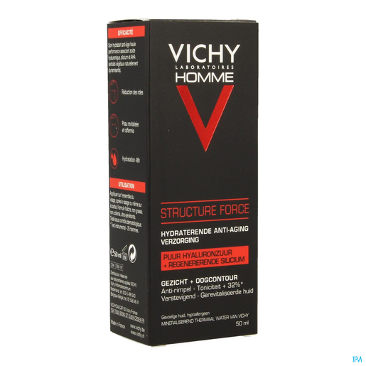 Vichy Homme Structure Force 50ml | Antirides - Fermeté