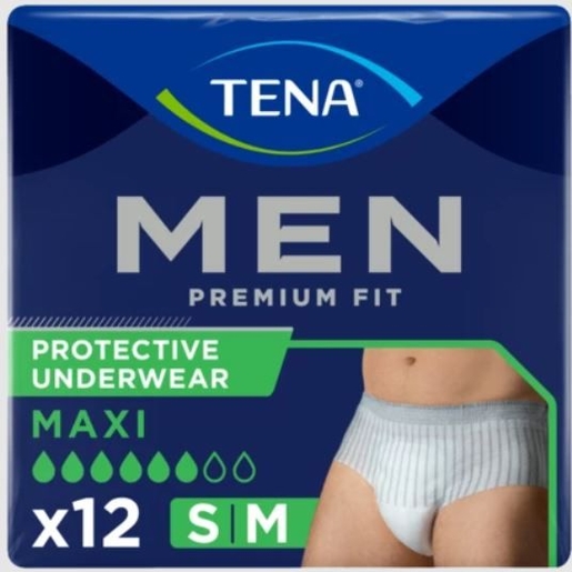 TENA Men Premium Fit Pants S/M 12 pièces | Changes - Slips - Culottes