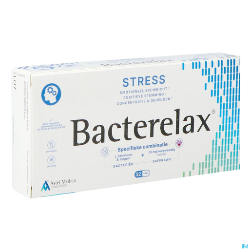 Bacterelax Stress 32 Capsules | Bien-être