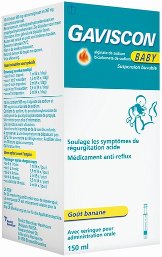 Gaviscon Baby Suspension Buvable 150ml | Acidité gastrique