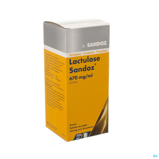 Lactulose Sandoz Sirop 500ml | Constipation