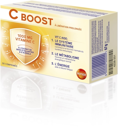 C Boost 30 Comprimes Vitamines C | Vitamines C