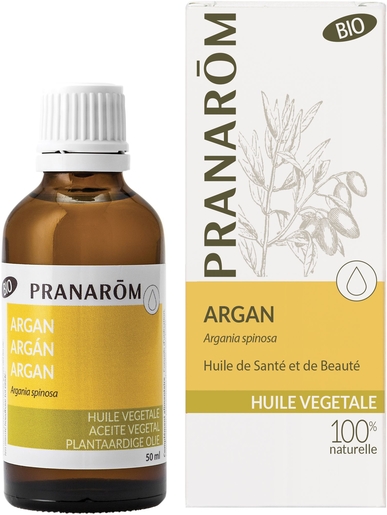 Pranarôm Argan Huile Végétale Bio 50ml | Produits Bio