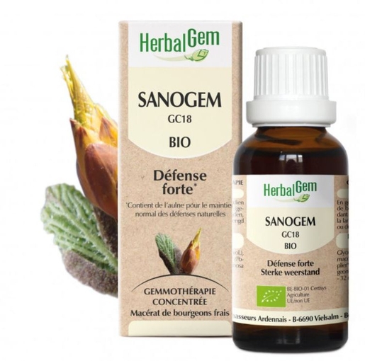 Herbalgem Sanogem Bio Gouttes 30ml | Défenses naturelles