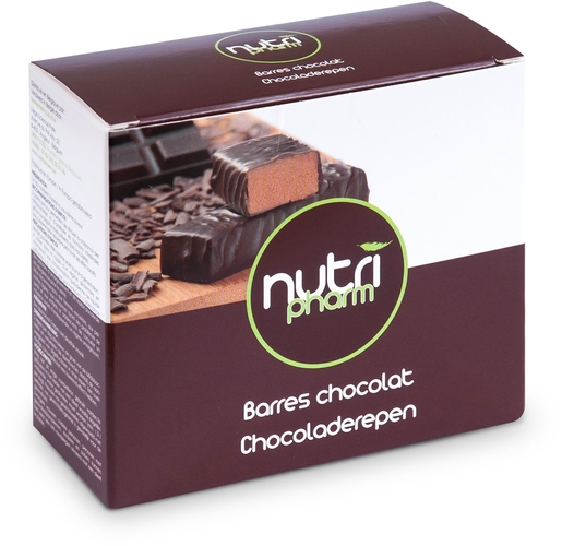 Nutripharm Barres Chocolat 5x36g | Régimes protéinés