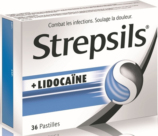 Strepsils + Lidocaine 36 Pastilles | Mal de gorge
