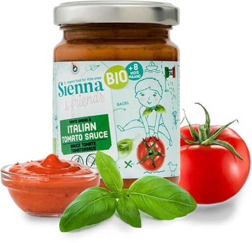 Sienna &amp; Friends Sauce Tomate Italienne +8 Mois 130g | Alimentation
