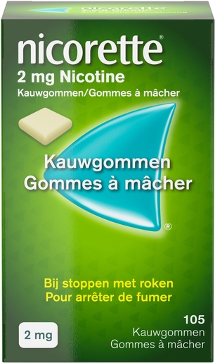 Nicorette Classic 2 Mg De Nie 105 Gomme À Mâchercotin | Arrêter de fumer